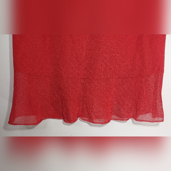 Moda Dionisio Pellizzari Red Maxi Skirt Size L - Picture 2 of 7